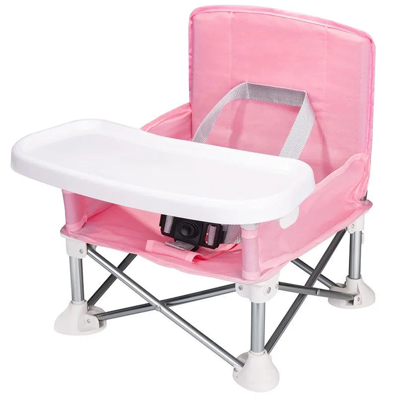 Baby Furniture Supplies Booster Seat Dining Chair Portable Travel Folding Kids With Feeding Chair Outdoor Beach Seat Maternitesolution