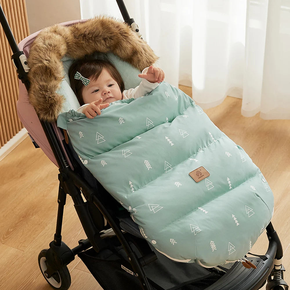 0-24Months Baby Carriage Sack Winter Warm Thicker Envelope For Discharge Stroller Footmuff Universal Pram Cover Accessories Maternitesolution