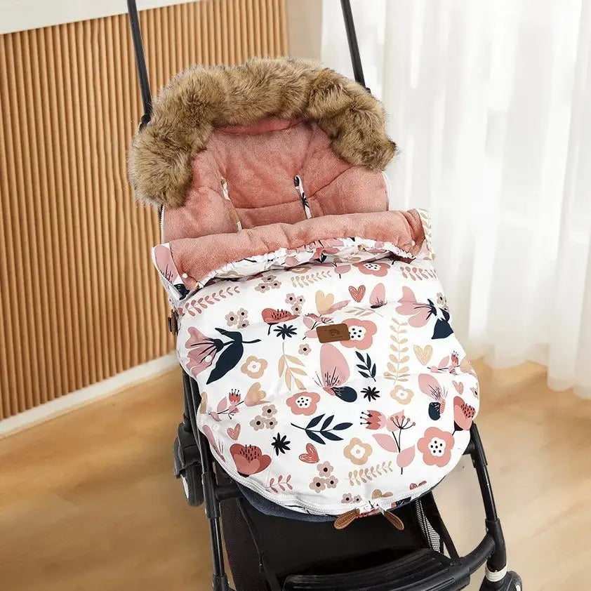 0-24Months Baby Carriage Sack Winter Warm Thicker Envelope For Discharge Stroller Footmuff Universal Pram Cover Accessories Maternitesolution