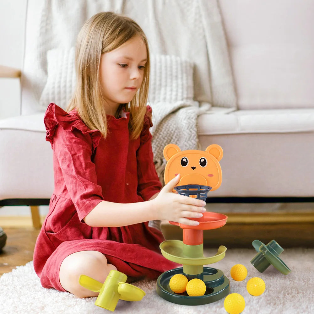 Mon tour à balle montessori |Rolling ball™ - Maternitesolution