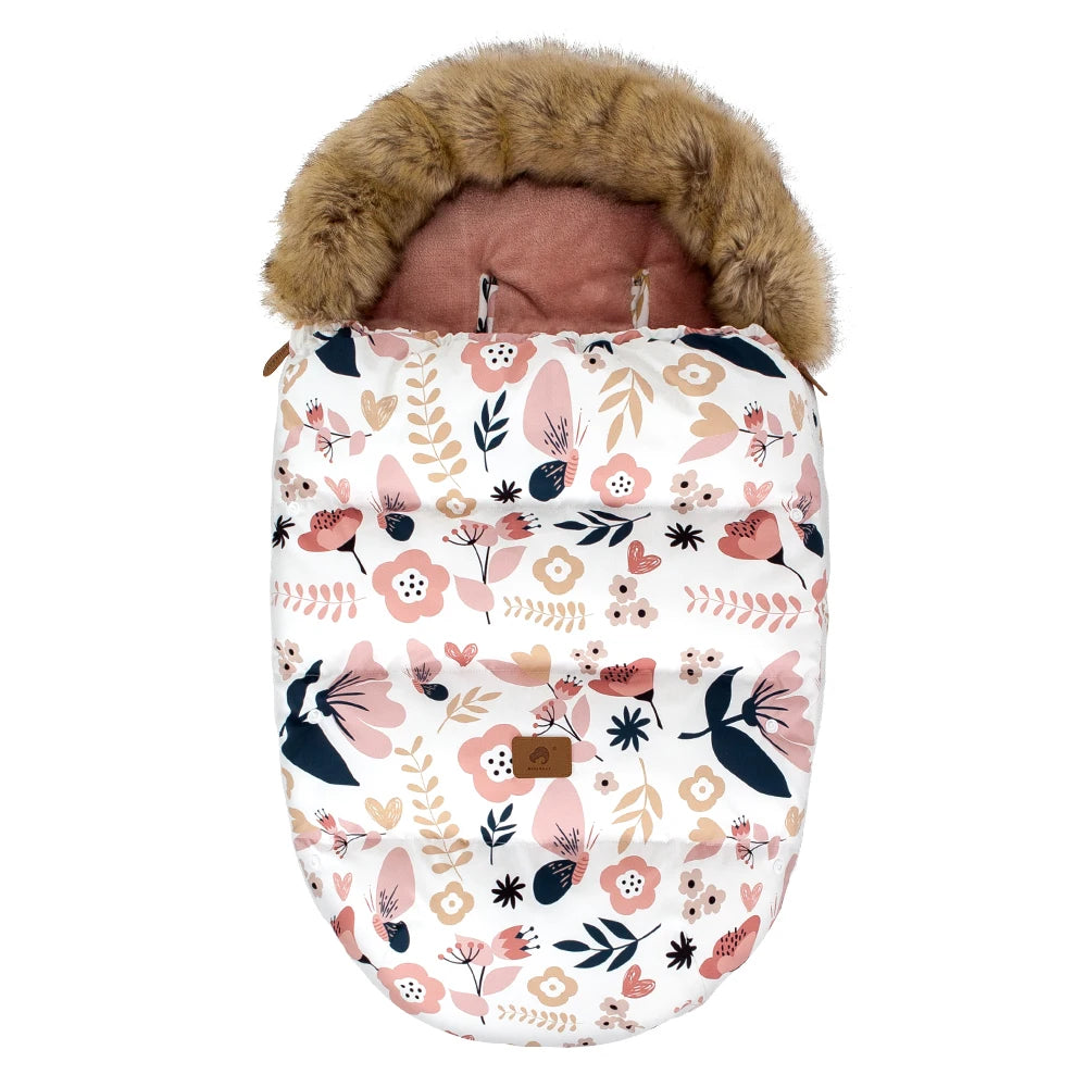 0-24Months Baby Carriage Sack Winter Warm Thicker Envelope For Discharge Stroller Footmuff Universal Pram Cover Accessories Maternitesolution