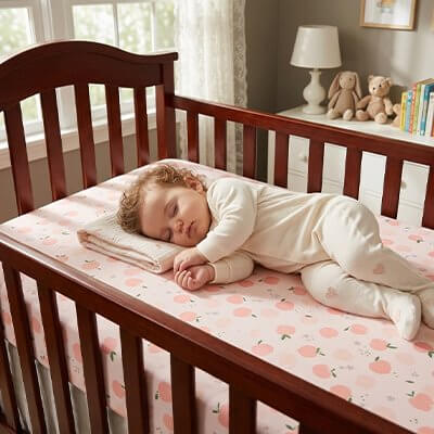 Drap housse pour lit bebe