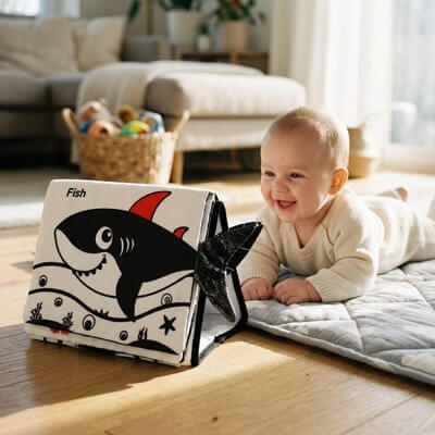 Livre bebe en tissus