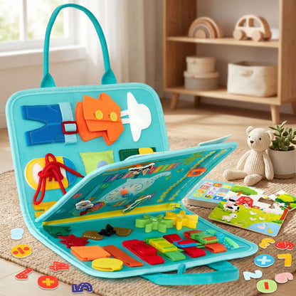 Livre Sensoriel Montessori |Activités bébé - Maternitesolution