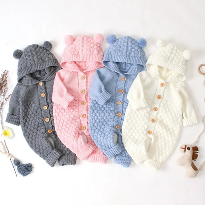 Barboteuse bébé| Hooded Sweater™ - Maternitesolution