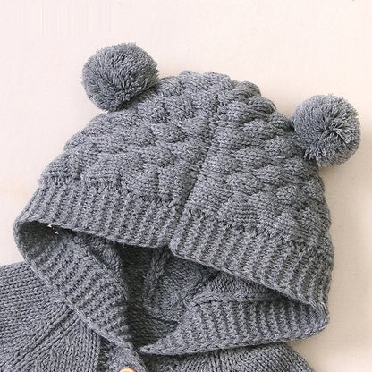 Barboteuse bébé| Hooded Sweater™ - Maternitesolution