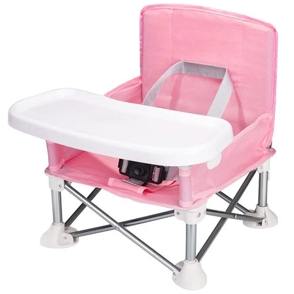 Baby Furniture Supplies Booster Seat Dining Chair Portable Travel Folding Kids With Feeding Chair Outdoor Beach Seat Maternitesolution