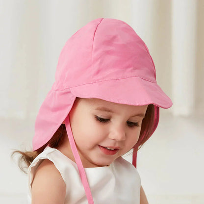 Quick-drying l Children's Bucket Hats For 3 Months To 5 Years Old Kids Wide Brim Beach UV Protection Outdoor Essential Sun Caps maternitesolution