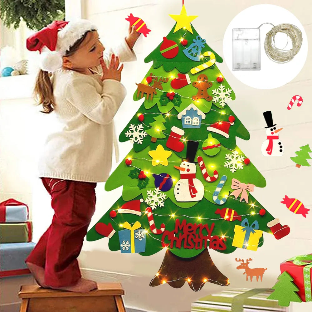 Sapin de noël en feutre |Kid Christmas Decoration™ - Maternitesolution