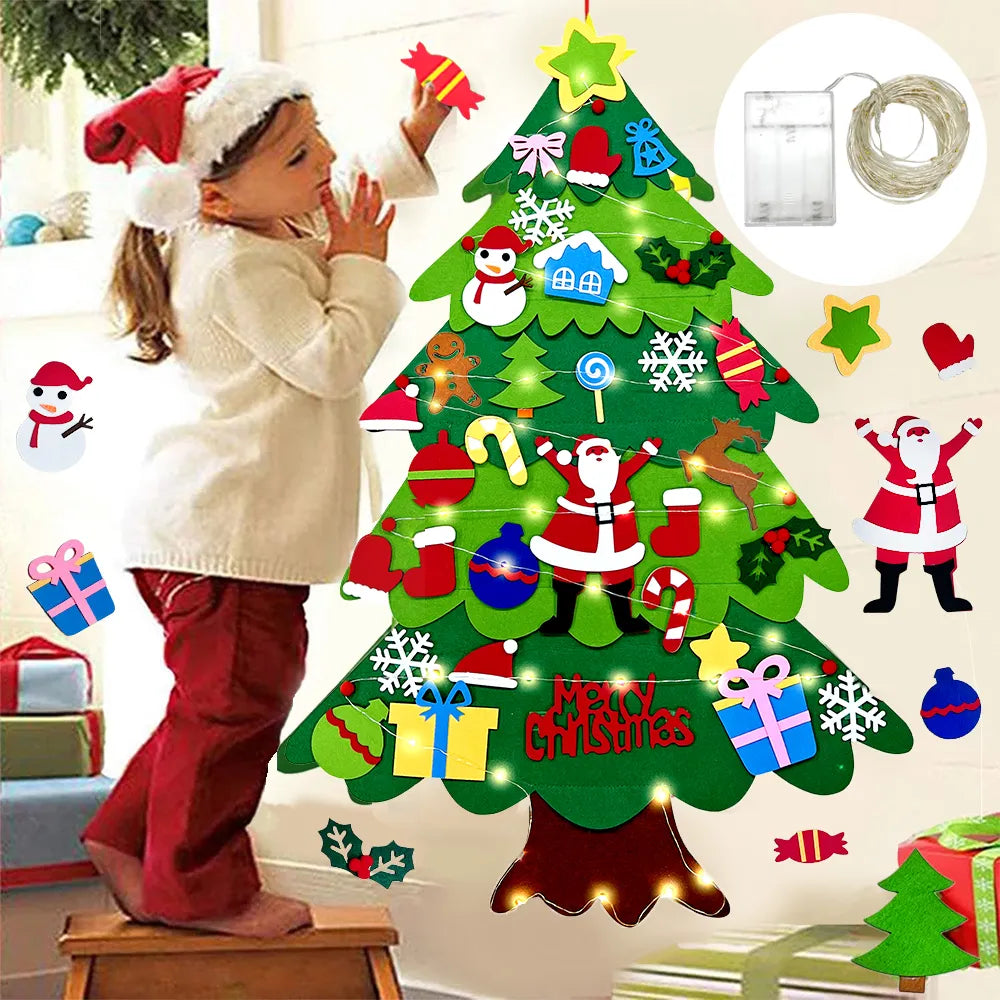 Sapin de noël en feutre |Kid Christmas Decoration™ - Maternitesolution