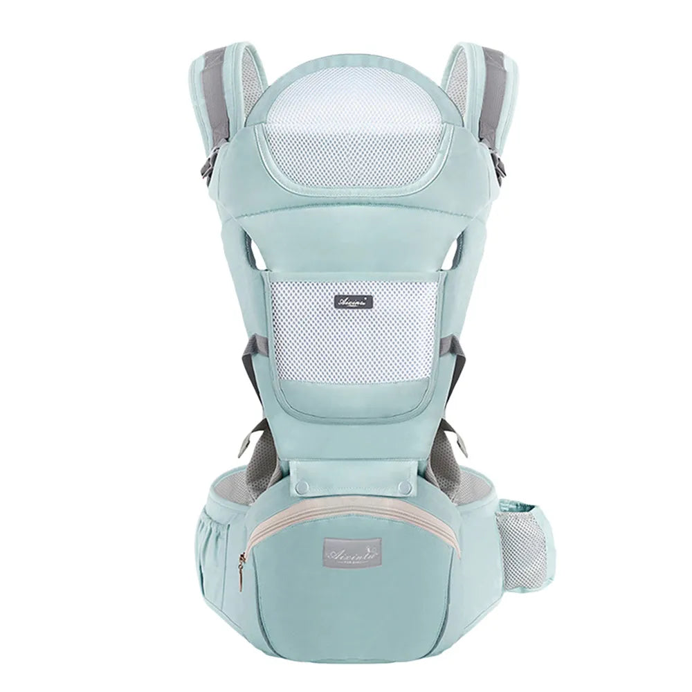 Cotton Baby Carrier Ergonomic Infant Waist Stool Newborn To Toddler Multi-use Before and After Kangaroo Bag Accessories Maternitesolution