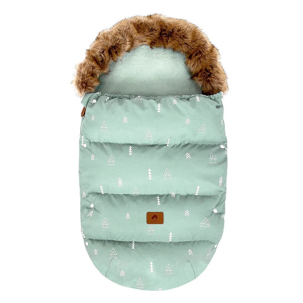 0-24Months Baby Carriage Sack Winter Warm Thicker Envelope For Discharge Stroller Footmuff Universal Pram Cover Accessories Maternitesolution