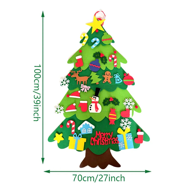 Sapin de noël en feutre |Kid Christmas Decoration™ - Maternitesolution