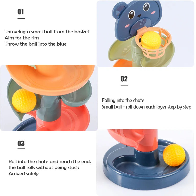 Mon tour à balle montessori |Rolling ball™ - Maternitesolution