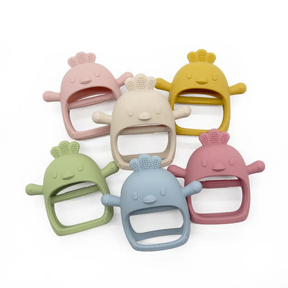 New Design Soft Silicone Teethers For Baby Newborn Training Grip Baby Toy Pendant Chewing Teething For Baby Accessories Toys Maternitesolution