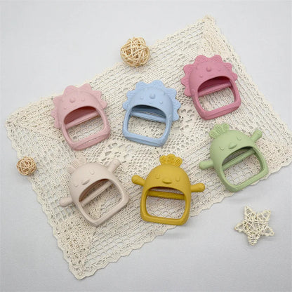 New Design Soft Silicone Teethers For Baby Newborn Training Grip Baby Toy Pendant Chewing Teething For Baby Accessories Toys Maternitesolution
