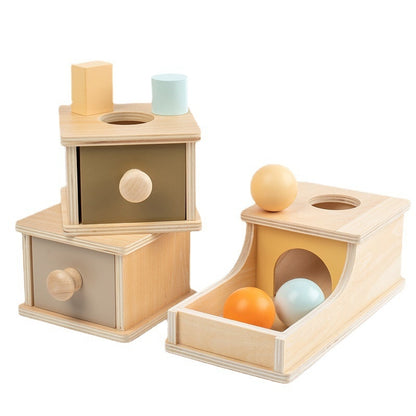 Jeu d'éveil en bois | Montessori Macaroon ™ - Maternitesolution