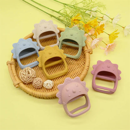 New Design Soft Silicone Teethers For Baby Newborn Training Grip Baby Toy Pendant Chewing Teething For Baby Accessories Toys Maternitesolution