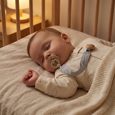 Attache tetine mignonne, cadeau naissance original et pratique