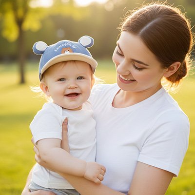 Casquette bébé | Protection solaire ajustable - Maternitesolution