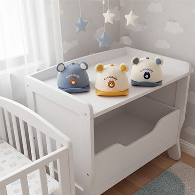 Casquette bébé | Protection solaire ajustable - Maternitesolution