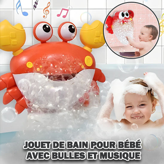 Jouet de bain bébé|Crabe souffleur™