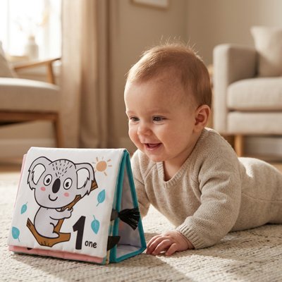 Livre bebe en tissus