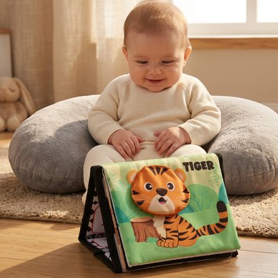 Livre bebe en tissus