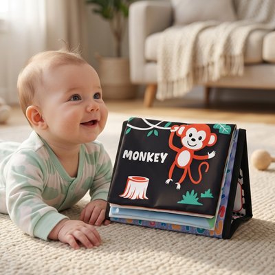 Livre bebe en tissus