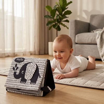 Livre bebe en tissus