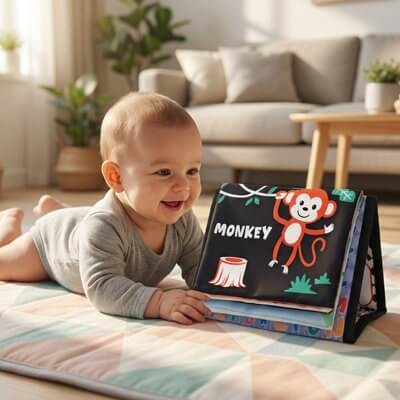 Livre bebe en tissus