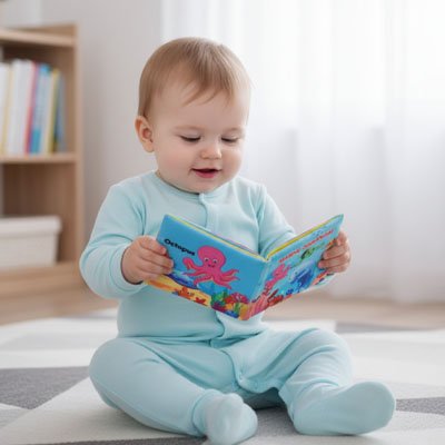 Livre bebe en tissus | Éveil Sensoriel