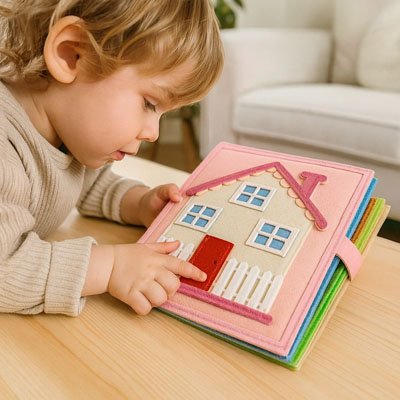 Livre bebe en tissus | Éveil Sensoriel Maternitesolution