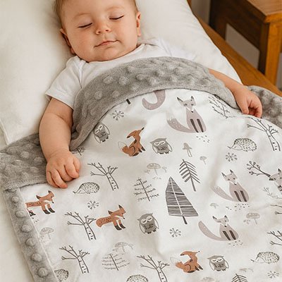 Couverture Bébé | Ultra-douce Coton Bio