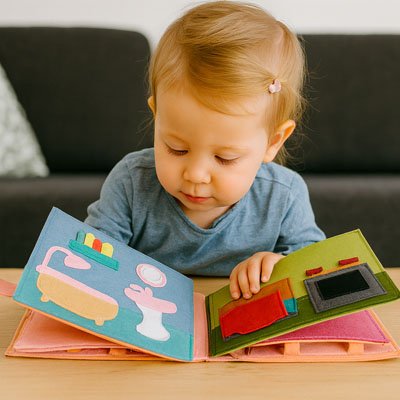 Livre bebe en tissus | Éveil Sensoriel Maternitesolution