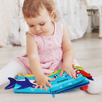 Livre bebe en tissus | Éveil Coloré