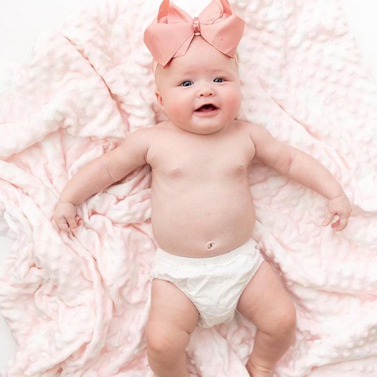 Couverture bébé en minky | Douceur Sensorielle Maternitesolution