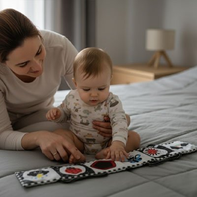 Livre bebe en tissus | Doudouciel Maternitesolution