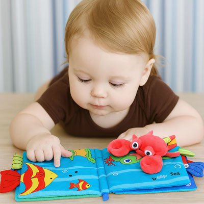 Livre bebe en tissus | Éveil Coloré