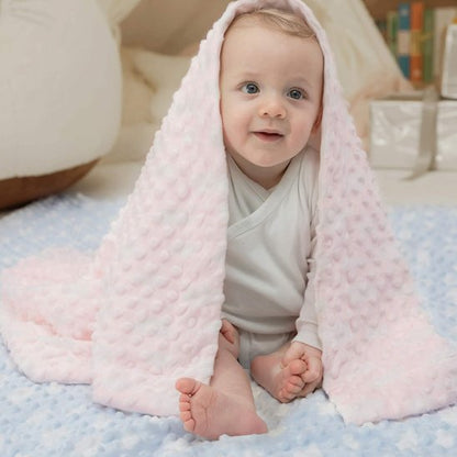 Couverture bébé en minky | Douceur Sensorielle Maternitesolution