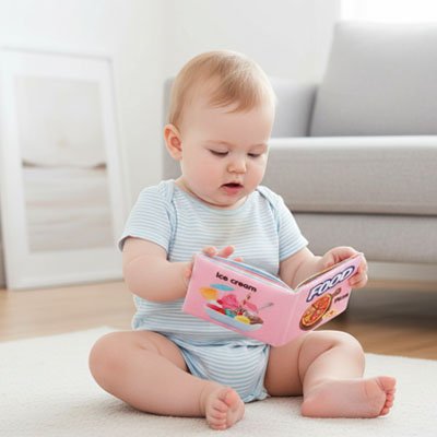 Livre bebe en tissus | Éveil Sensoriel
