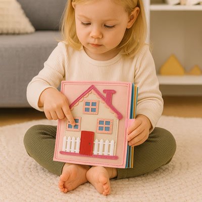 Livre bebe en tissus | Éveil Sensoriel Maternitesolution