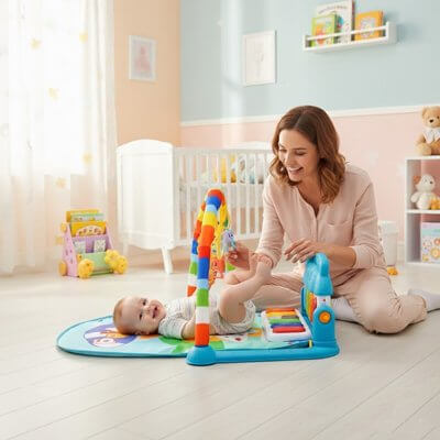 Tapis d'éveil bébé | Stimulant et Confortable - Maternitesolution