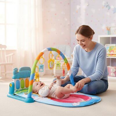 Tapis d'éveil bébé | Stimulant et Confortable - Maternitesolution