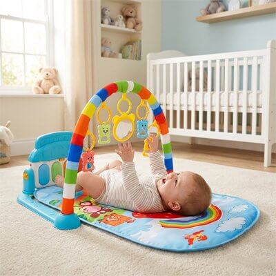 Tapis d'éveil bébé | Stimulant et Confortable - Maternitesolution