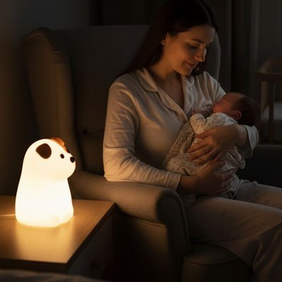 Veilleuse bébé | Adaptative 7 couleurs Maternitesolution
