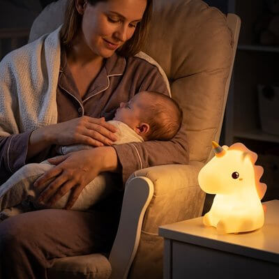 Veilleuse bébé | Lumière Douce Apaisante - Maternitesolution
